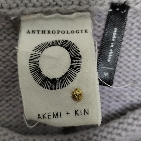 Anthropologie Akemi Kin Scenic Sweater Skirt Wool Blend Women's Size Medium - Picture 4 of 6